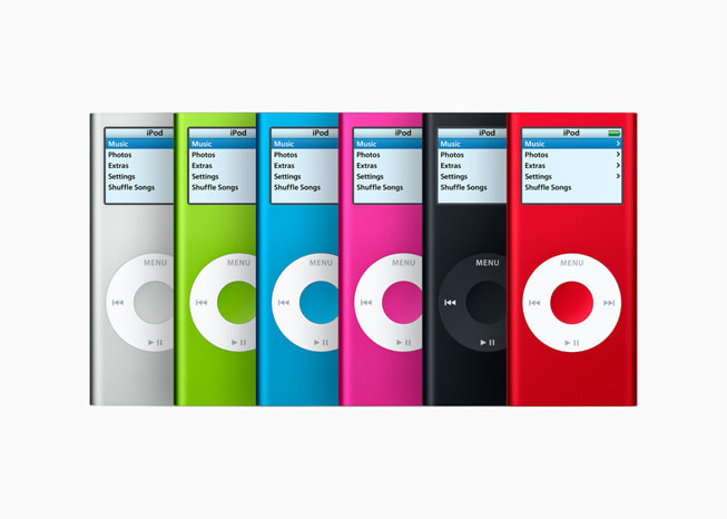 iPod nano (第 2 代) 機型。