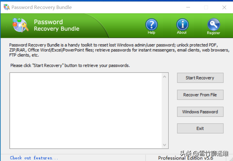 輕松恢復所有丟失密碼或忘記密碼｜Password Recovery Bundle Pro