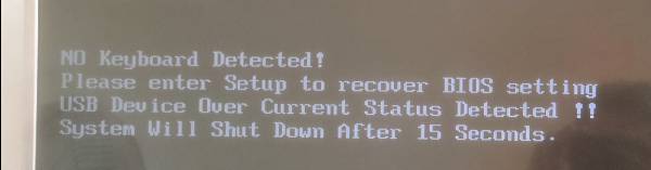 電腦開機顯示No Keyboard Detected無法進入桌面怎么辦？