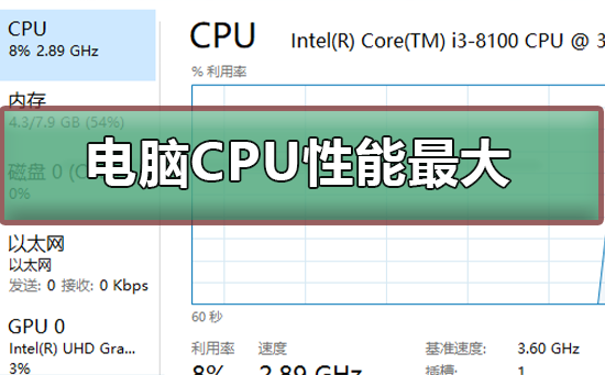 如何把電腦CPU性能調(diào)到最大?電腦CPU性能調(diào)到最大的方法